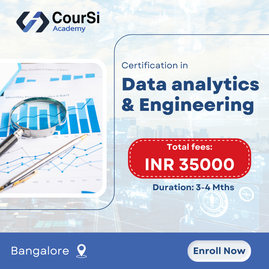 Certification in Data analytics & Engineering at CourSi Academy, Bengaluru/Bangalore